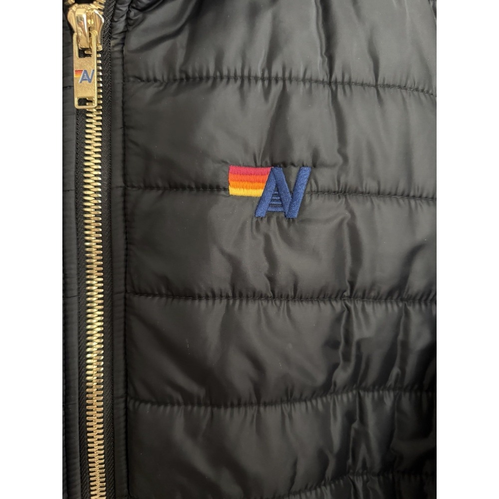 Aviator Nation Sunburst Puffer Jacket Black Women's Size Large - Picture 13 of 16